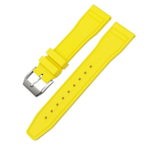 Bracelet FKM 21mm pour montre IWC | Caoutchouc fluoroélastique élégant