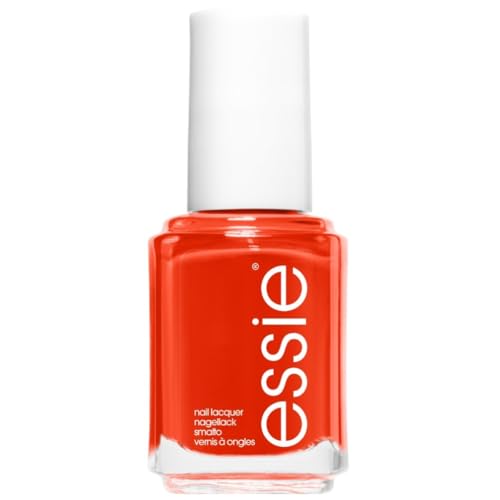 Essie Original Nail Polish, Meet Me At Sunset, Vibrant Orange Nail Varnish