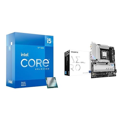 Amazon.com: Intel Core i5-12600KF Procesador de escritorio + placa