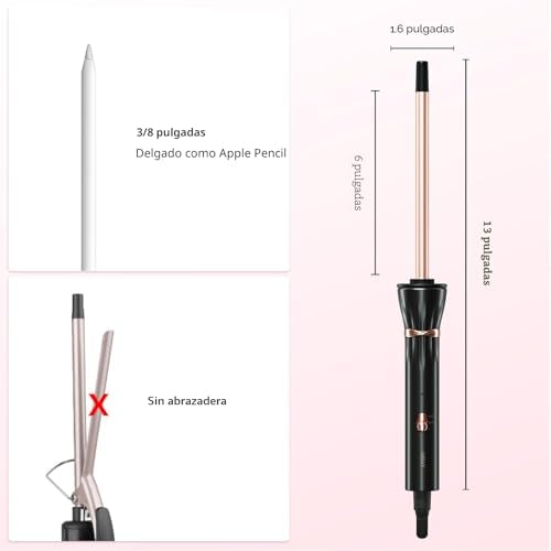 Hahahope 3/8 Inch Curling Iron,9mm Tiny Curling — lifestyle photo