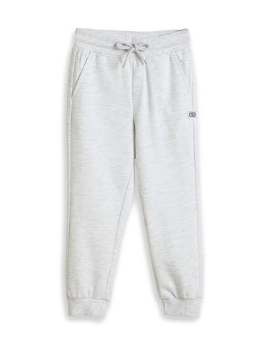 Image of Amazon Brand - Symbol Boys Cotton Rich Stretchable Knit Terry Track Pants Joggers | Age 2-14 Years