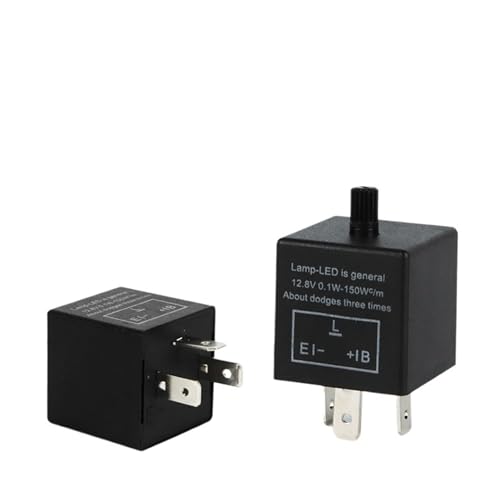 Intermitente CF14 JL-02 relé de flash variable ajustable 12V LED para moto y automóvil 2