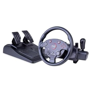 Volante & Pedal Force Driving PS4/PS3/PC/XBOXONE/XBOX360 Preto Dazz