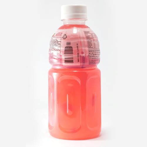 Image of Mogu Mogu Pink Guava Juice with Nata de Coco Jelly 320ml | Refreshing Tropical Thai-Made Sip & Chew Beverage