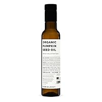 Huile de graines de citrouille 100 % bio de qualité supérieure pressée à froid à partir de graines de citrouille grillées Approvisionnement durable en Styrie, Autriche Fabriqué selon une recette traditionnelle Délicieuse saveur de noisette Combat les...