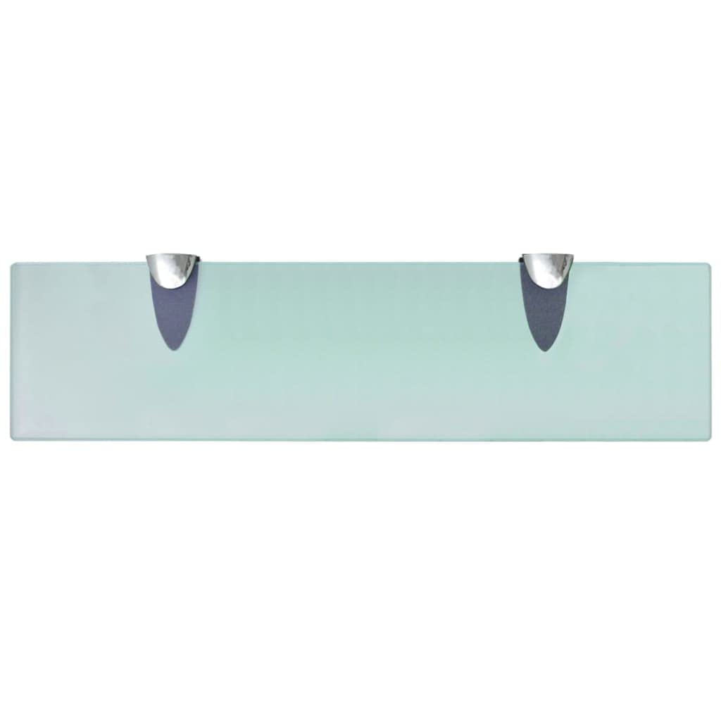 Scaffalatura, mensole da parete e sporgenze, in vetro, 40 x 10 cm, 8 mm