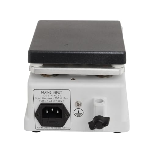 Eisco Endurance Hot Plate Stirrer - 250W Lab Heating & Magnetic Stirring, Up to 320°C, 100-2000 RPM, Teflon-Coated Plate, 2L Capacity - Thumbnail 7