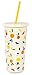 Kate Spade New York Insulated Tumbler with Reusable Silicone Straw, 20 Ounces, Citrus Twist