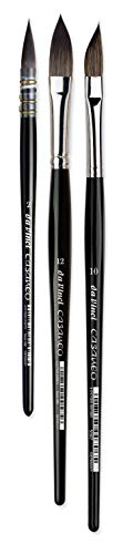 da Vinci, CASANEO, XS watercolour brush gift box, brush box, synthetic fibres, artist brushes, watercolour painting - Image 2