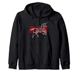 WB100 Blade Runner Digital Unicorn Vintage Movie Poster Zip Hoodie