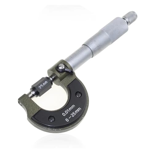 Micromètre extérieur en acier trempé calibre 0-25 mm pour métrologie de haute précision