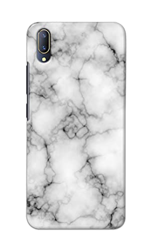 Image of Light White Marble Texture Natural Pattern Hard Back Case Cover for Vivo V11 Pro / X21s Back Cover -(J5) VNS2230