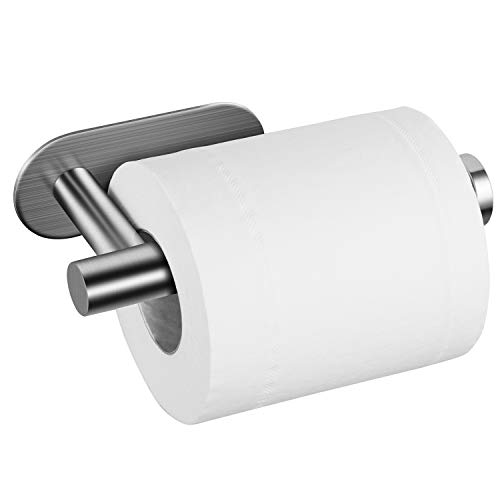 Taozun Toilet Paper Holder Self Adhesive Bathroom Paper Towel Roll Holder Wall Mount