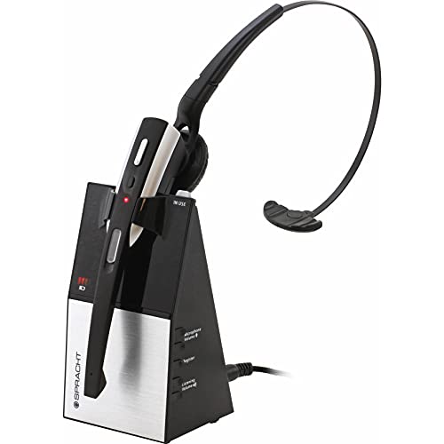 Spracht HS-2012 Zum DECT 6.0 Wireless Conference Call Headset with Base Station, Silver