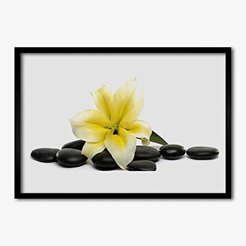 Affiche avec cadre pour habiller un mur vide de chambre ou salon format 70x50 cm