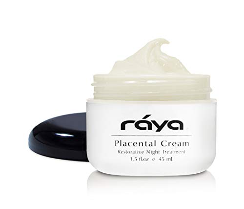 RAYA Placental Cream (402) | Restorative, Anti-Aging, and Moisturizing Facial Night Cream for All Non-Oily Skin | Calms Inflammation and Minimizes Pores