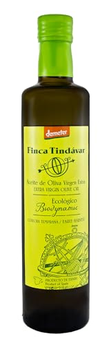 Finca Tindávar | Aceite de Oliva Virgen Extra Ecológico y Biodinámico Variedad Picual - Botella de vidrio 500 ml.