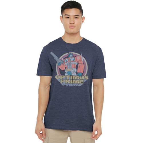 WHITELISTED T-Shirt Unisexe Transformers Generations Flea Market Heroic Autobot Optimus Prime Bleu Marine, Bleu Marine, XL