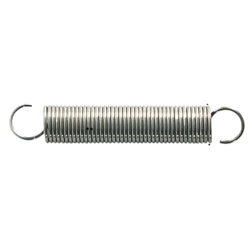 Extension Springs 100 Pcs 304 Stainless Steel Dual Hook Small Tension Spring Hardware Accessories Wire Dia 0.3/0.4/0.5/0.6mm Length 10-60mm(50mm,0.3 x 4.0mm)