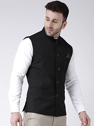 Image of hangup Nehru Jacket Black Nehru 44