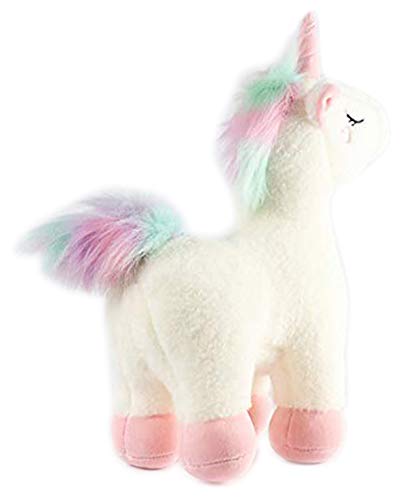 Image of Tickles Soft Toy Plush Animal Unicorn Horse Stuffed for Child Girls & Boy Birthday Gift (Color: White Size: 53 cm)