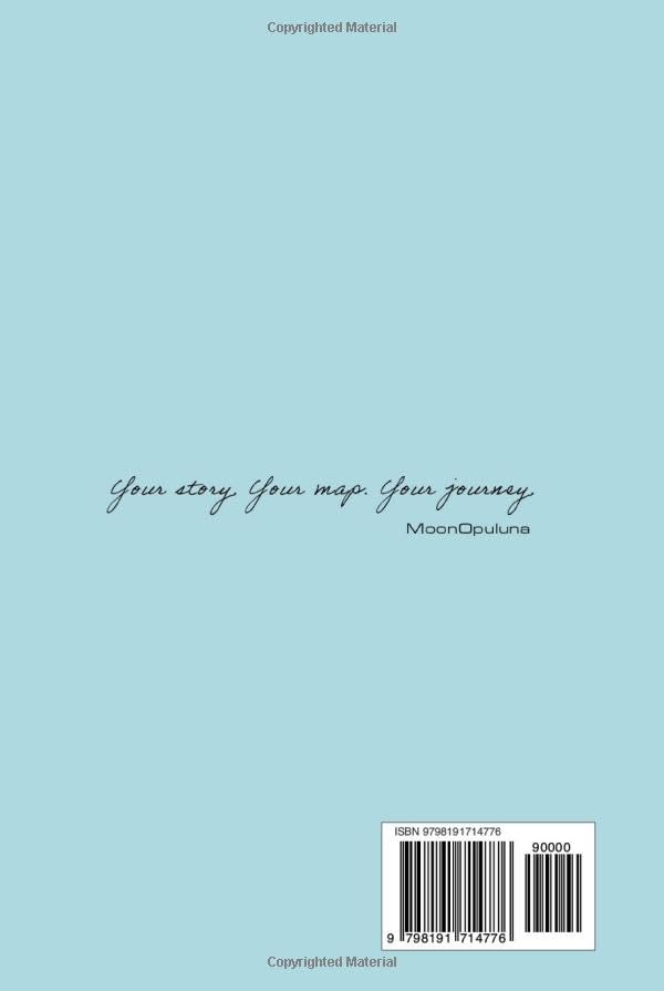 Cute Traveler Girl Unlined Notebook: Sky Blue 6x9 Inches 120 Pages Journal for Girls, Teens & Kids, Travel Journal, Aesthetic School Supplies & Journaling Gift. image 3