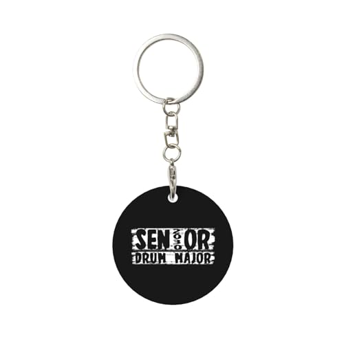 Kangweida Senior 2030 Drum Major Durable Aluminum Round Keychain Stylish Useful