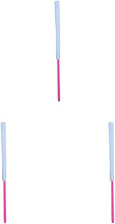 Juego de 3 palos de limpieza de flauta, paños de limpieza multicolor largos para instrumentos de viento de madera, accesorios para adultos y profesionales, color azul