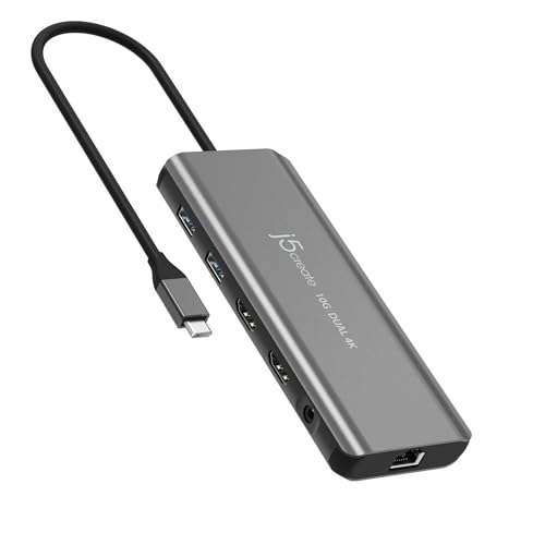 Amazon | j5create USB-C ハブ 7in1 ドッキングステーションデュアル