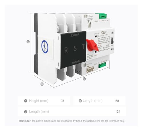 Inverseur source automatique double puissance protégez votre maison des coupures 4P - 6