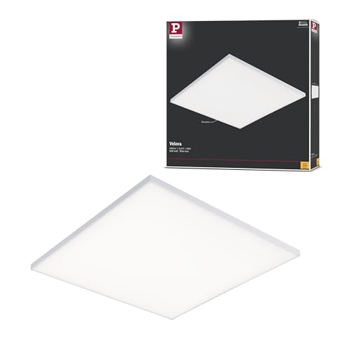 Panneau LED carré Velora Paulmann 79818 luminaire de plafond 34W