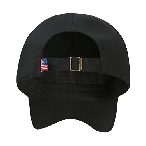 Image of IIN American Flag Baseball Cap for Men Women Low Profile USA Army Tactical Operator Military Plain Dad Hat