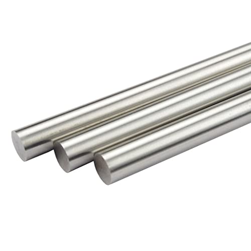 EDFMGH 1pcs Stainless Steel Rod, Diameter 4mm-18mm Linear Shaft Metric Round Rod, 500mm Long Metal Rod(15mm)