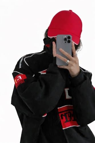 Image of ZYROX BLACK F1 RACING STREETWEAR JACKET