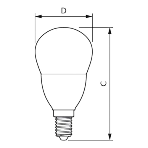 Philips CorePro LED P48 7W (60W Equivalent) E14 SES Frosted Lustre Bulb, Warm White 2700K, Energy Saving LED Lamp, Small Edison Screw, Non-Dimmable, Long Life Replacement - Image 3
