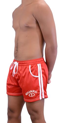 Adoretex Men's Guard Mesh Sports 3 Inches Water Swim Shorts with Liner2
