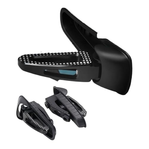Repose-pieds GTS 300 en alu noir : le confort passager premium