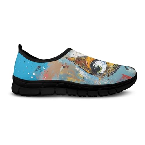 Image of Womens Slip On Walking Shoes Non Slip Loafer Breathable Holiday Travel Shoe Lightweight Casual Low Top Sneakers SizeUS 5.5-11.5