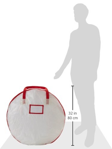 image for Household Essentials 2624 Christmas Wreath Storage Container Bag | Hol