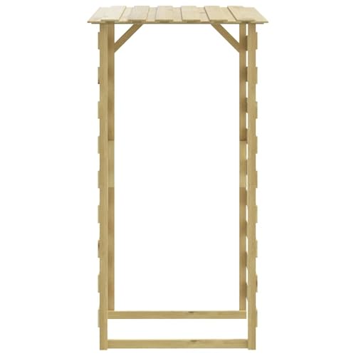 Homgoday Pergola de jardin en bois auvent décoration portail d'entrée 3 x 100 x 90 x 200 cm modèle 3096649