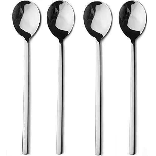AOOSY スプーン 4本セット韓国スプーン 全長22cm ディナースプーン ステンレス18/8鋼製テーブルスプーン 一体スプーン 取り分け用スプーン サラダ チャーハン お助けレンゲスプーン AOOSY スプーン 4本セット韓国スプーン 全長22cm ディナースプーン ステンレス18/8鋼製テーブルスプーン 一体スプーン 取り分け用スプーン サラダ チャーハン お助けレンゲスプーン