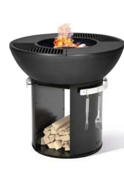 BRICOSOL FIRE PIT Alta DE HERGOM CUENCO EN HIERRRO FUNDIDO
