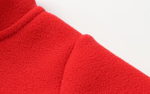 Image of LittleSpring Boys Girls Polar Fleece Jackets Fur Lined Zip Up Warm Winter Coat