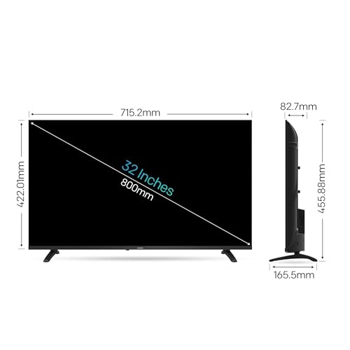 Image of Philips 80 cm (32 inches) 6100 Series Frameless HD Smart LED Google TV 32PFT6130 /94