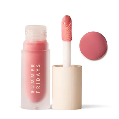 Summer Fridays Dream Lip Oil - Tinted Lip Oil with Moisturizing Sheer Coverage, High-Shine and Deep...