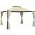 Outsunny 10' x 12' Steel Outdoor Patio Gazebo with Polyester Privacy Curtains, Two-Tier Roof for Air, Large Design