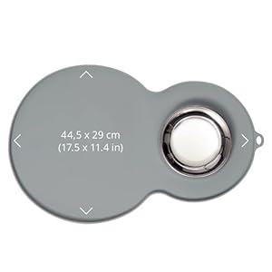 Catit Silikonmatte Erdnussform Futtermatte, 46 x 29cm