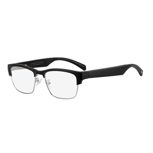 Generisch Gafas Inteligentes para Hombres y Mujeres | Gafas de Audio Abiertas | Gafas de Sol de Audio inalámbricas con Lente Anti- o polarizada, Escuchar música, Altavoces Abiertos, Llamadas Manos
