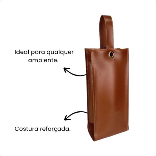 Wine Bag Porta Vinho individual Caramelo