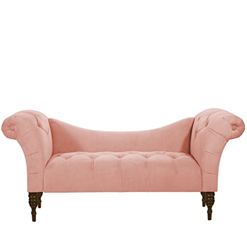 Image of Button Tufted Chaise Settee Sofa (ASHROSE)